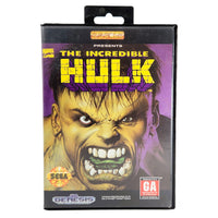 he Incredible Hulk Sega Genesis Good - Retail Game Case Front View
