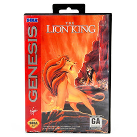 The Lion King Sega Genesis Good - Official Game Case Front