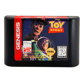 Toy Story Sega Genesis Good Loose - Front Label Of Authentic Cartridge