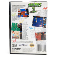 Zombies Ate My Neighbors Sega Genesis Good - Back Of Retail Game Box Clamshell Case