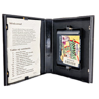 Zombies Ate My Neighbors Sega Genesis Good - Retail Game Box Clamshell Case Open Showing Manual and Cartridge