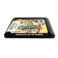 Zombies Ate My Neighbors Sega Genesis Good - Label Of Official Game Cartridge