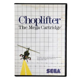 Choplifter Sega Master System Good - Front Of Authentic Game Case