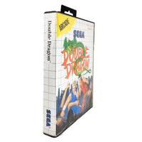 Double Dragon Sega Master System Good - Game Case Spine Shown