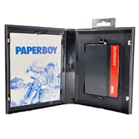 Paperboy Sega Master System Like New - Open Case Showing Game Cartridge And Manual