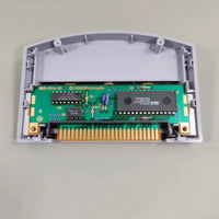 GoldenEye 007 for Nintendo 64 - Open N64 cartridge showing authentic Nintendo circuit board and ROM chips, very good condition