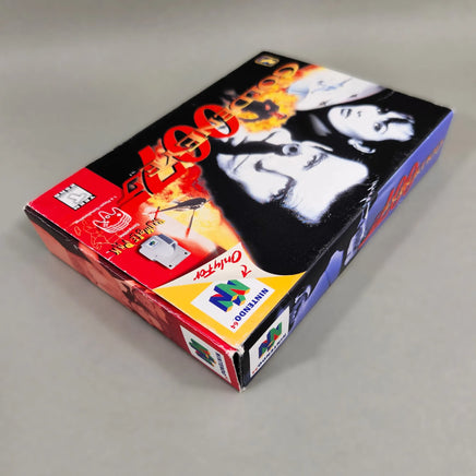 GoldenEye 007 for Nintendo 64 - Original N64 game box showing authentic retail cover artwork, very good condition