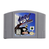 1080 Snowboarding Nintendo 64 Very Good Loose - Front view of authentic game cartridge showing label artwork