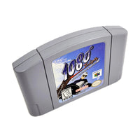 1080 Snowboarding Nintendo 64 Very Good Loose - Front and top angled view of genuine game cartridge showing label artwork