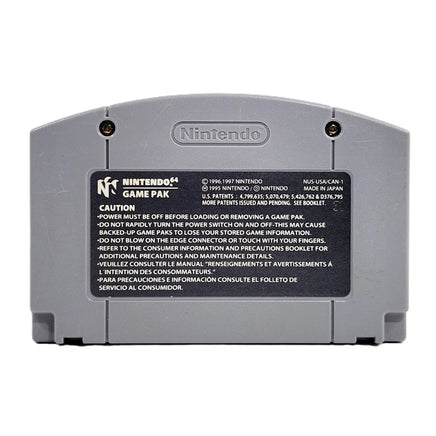 1080 Snowboarding Nintendo 64 Very Good Loose - Rear view of game cartridge