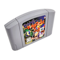 Banjo Kazooie Nintendo 64 Good Loose - Front and top angled view of authentic game cartridge showing colorful artwork