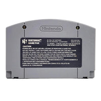 Banjo Kazooie Nintendo 64 Good Loose - Back view of authentic game cart showing rear label