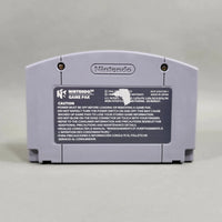 Banjo-Tooie for Nintendo 64 - Back view of authentic N64 game cartridge showing original caution label, good condition, loose