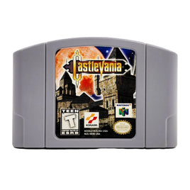 Castlevania Nintendo 64 Very Good Loose - Authentic game cartridge front view with label artwork shown