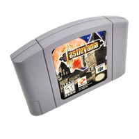 Castlevania Nintendo 64 Very Good Loose - Angled front view of authentic game cart with label artwork visible with game title logo