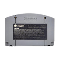 Castlevania Nintendo 64 Very Good Loose - Rear view of game cart showing label