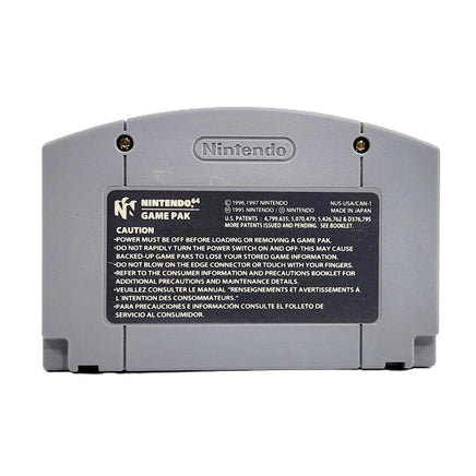 Castlevania Nintendo 64 Very Good Loose - Rear view of game cart showing label