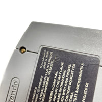 Castlevania Nintendo 64 Very Good Loose - Close up view of rear label with authentic number stamp shown