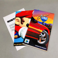 Cruis'n USA for Nintendo 64 - Authentic Nintendo 64 game manual with original pamphlets and inserts, very good condition
