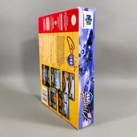 Cruis'n USA for Nintendo 64 - Authentic Nintendo 64 retail box displaying back panel and top spine, very good condition