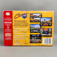 Cruis'n USA for Nintendo 64 - Authentic Nintendo 64 retail box displaying original back cover graphics, very good condition