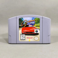 Cruis'n USA for Nintendo 64 - Genuine game cartridge front with illustrated title label, very good condition