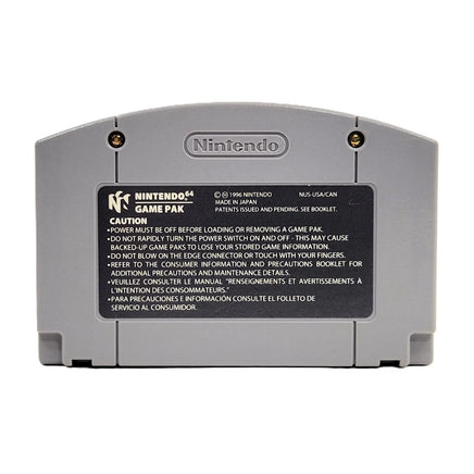 Cruisn USA Nintendo 64 Very Good Loose - Cartridge Reverse Side