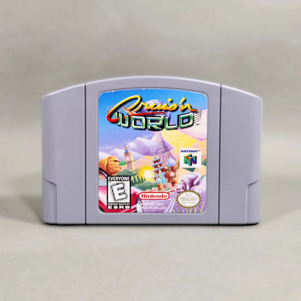 Cruis'n World for Nintendo 64 - Original N64 game cart showing front label and artwork, very good condition, loose