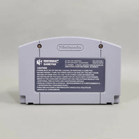 Cruis'n World for Nintendo 64 - Original N64 game cart showing rear label and cartridge shell, very good condition, loose