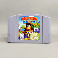 Diddy Kong Racing for Nintendo 64 - Front-facing cartridge displaying game title and cover art, very good condition, loose
