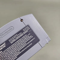 Diddy Kong Racing for Nintendo 64 - Detailed view of factory-impressed number on rear caution label, very good condition, loose