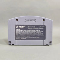 Disney's Donald Duck: Goin' Quackers for Nintendo 64 - Rear view of official Nintendo cartridge with molded logo, very good condition, loose
