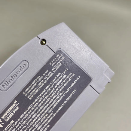 Disney's Donald Duck: Goin' Quackers for Nintendo 64 - Authentic N64 Game Pak showing rear label identification stamp, very good condition, loose