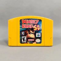 Donkey Kong 64 for Nintendo 64 - N64 cartridge front showing original game label, good condition, loose
