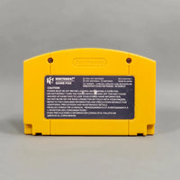 Donkey Kong 64 for Nintendo 64 - N64 game cartridge reverse side showing original back label, good condition, loose