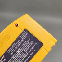 Donkey Kong 64 for Nintendo 64 - Close-up of original Nintendo cartridge embossed number marking, good condition, loose