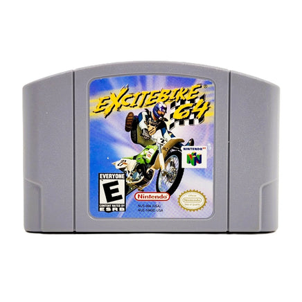 Excitebike 64 Nintendo 64 Very Good Loose - Front Of Cartridge Label View