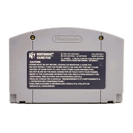 Excitebike 64 Nintendo 64 Very Good Loose - Authentic Cartridge Back