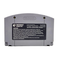 Excitebike 64 Nintendo 64 Very Good Loose - Rear view of game cart showing label