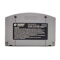 F-Zero X Nintendo 64 Very Good Loose - Back Of Official Game Cartridge