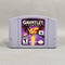 Gauntlet Legends for Nintendo 64 - Front view of official game cartridge and illustrated label, good condition, loose