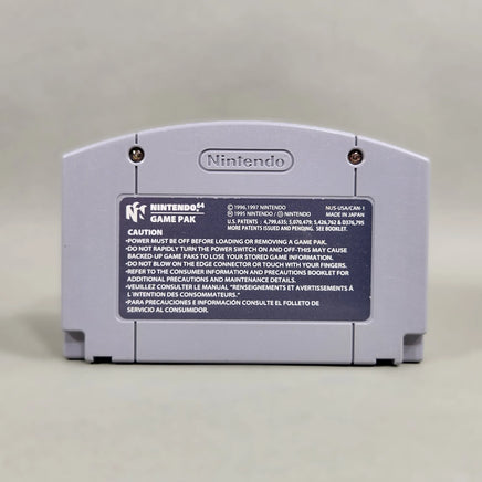 Gauntlet Legends for Nintendo 64 - Genuine game cart back with Nintendo branding and caution text, good condition, loose