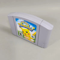 Hey You, Pikachu! (VRU & Mic Req.) for Nintendo 64 - Authentic N64 cartridge with front artwork and right-side profile visible, VRU & mic req. condition, loose