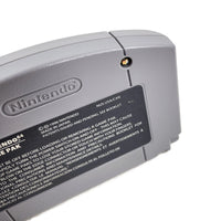 Killer Instinct Gold Nintendo 64 Very Good Loose - Close up view of rear cart label showing number stamp proving authentic game cart