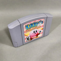 Kirby 64: The Crystal Shards for Nintendo 64 - Genuine cartridge showing left shell profile and game label, good condition, loose