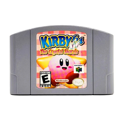 Kirby 64 The Crystal Shards Nintendo 64 Very Good Loose - Front Artwork Of Cartridge