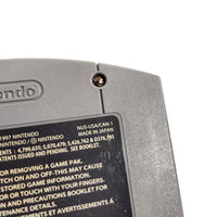 Kirby 64 The Crystal Shards Nintendo 64 Very Good Loose - Rear label view showing close up of number stamp
