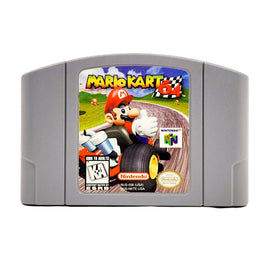 Mario Kart 64 Nintendo 64 Very Good Loose - Authentic Cartridge Front Side