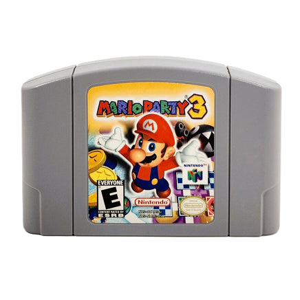 Mario Party 3 Nintendo 64 Good Loose - Cartridge Front Label