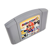 Mario Party 3 Nintendo 64 Good Loose - Front and top angled view of authentic game cartridge label showing artwork